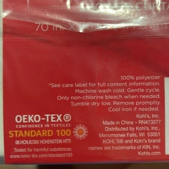 Americana Shower Curtain 70” X 70” New USA Patriotic Bathroom Stars Farmhouse - Picture 4 of 5